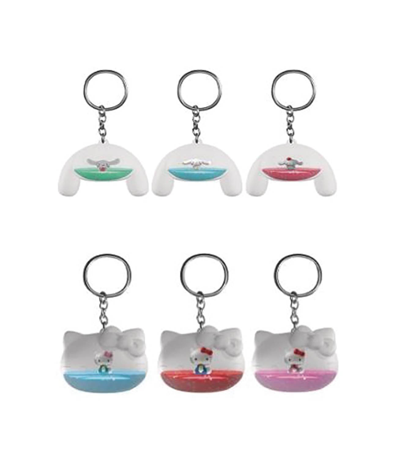 FEB247792 HELLO KITTY AND FRIENDS HEADS TSUNAMEEZ KEYCHAIN 24PC BMB