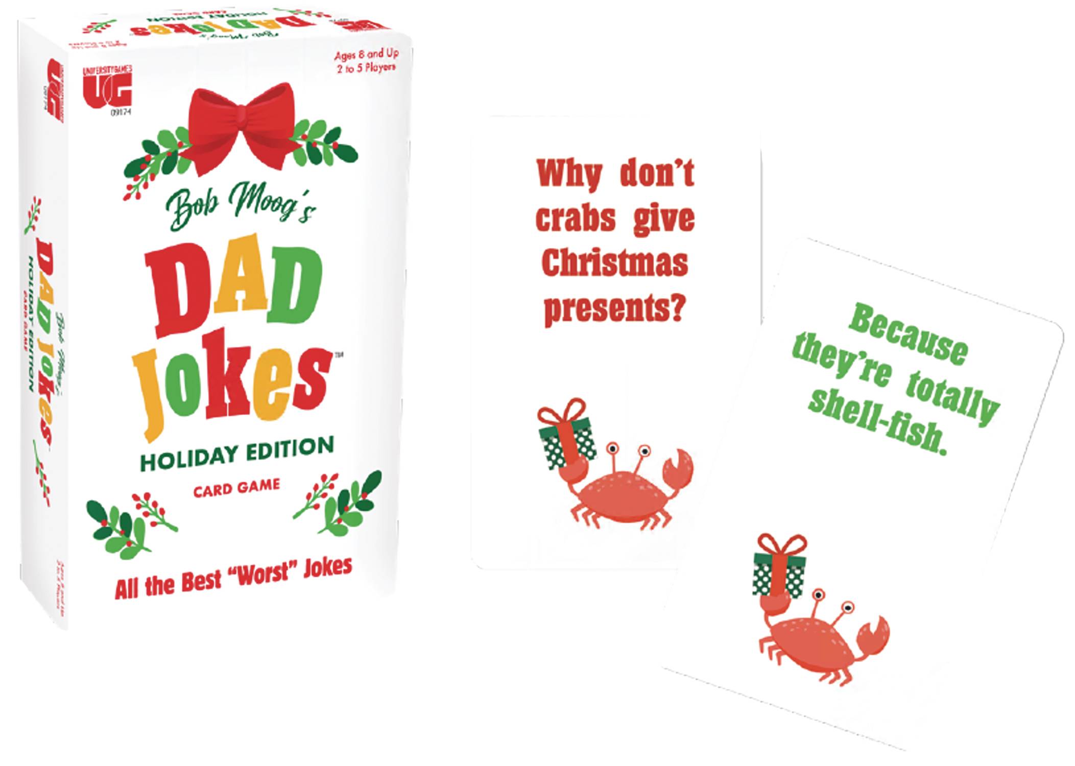 SEP242730 BOB MOOGS HOLIDAY DAD JOKES CARD GAME (MAY249376