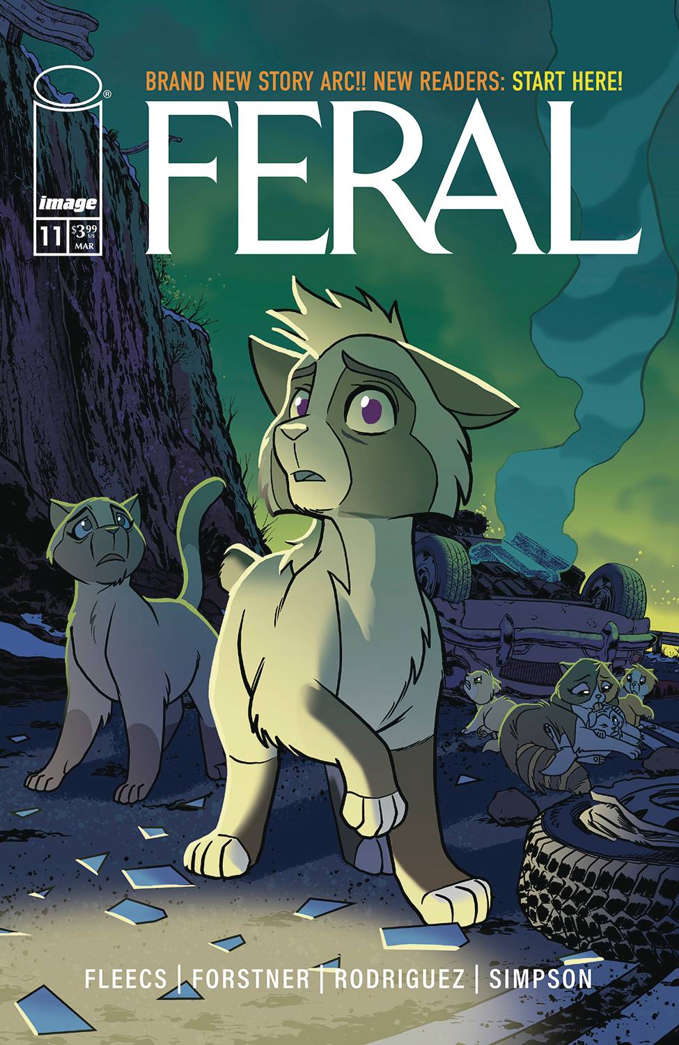 JAN250550 - FERAL #11 CVR A FLEECS & FORSTNER - Previews World