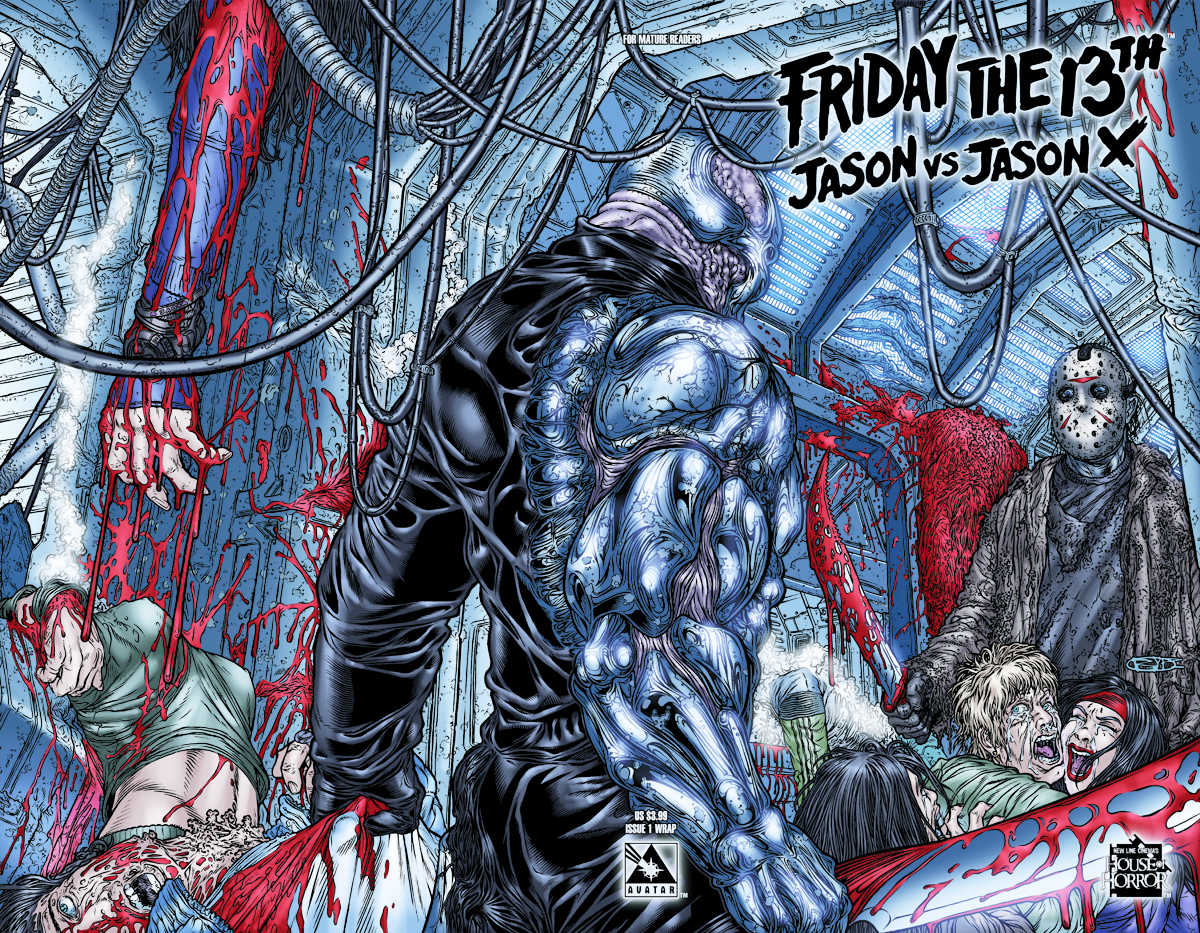 DEC052836 - FRIDAY THE 13TH JASON VS JASON X WRAP CVR #1 (OF 2) (MR) -  Previews World