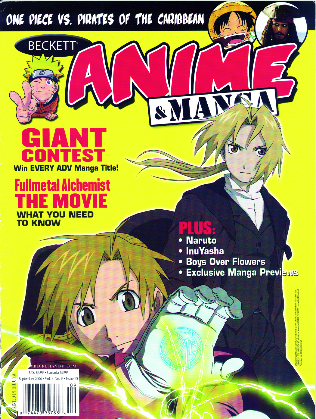 MAY063498 - BECKETT ANIME AND MANGA COLLECTOR #84 - Previews World