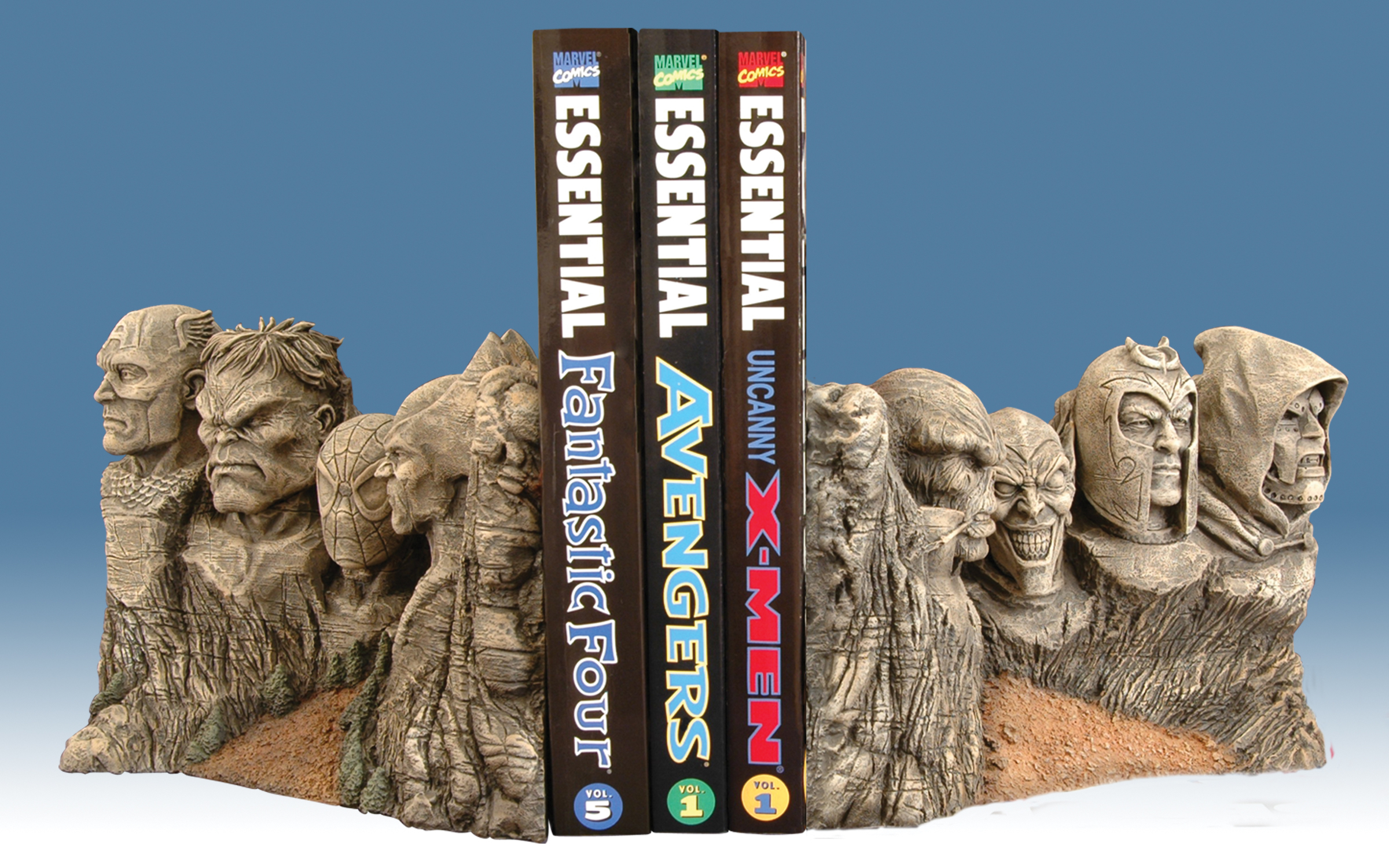 OCT063018 - MARVEL HEROES & VILLAINS BOOKENDS - Previews World