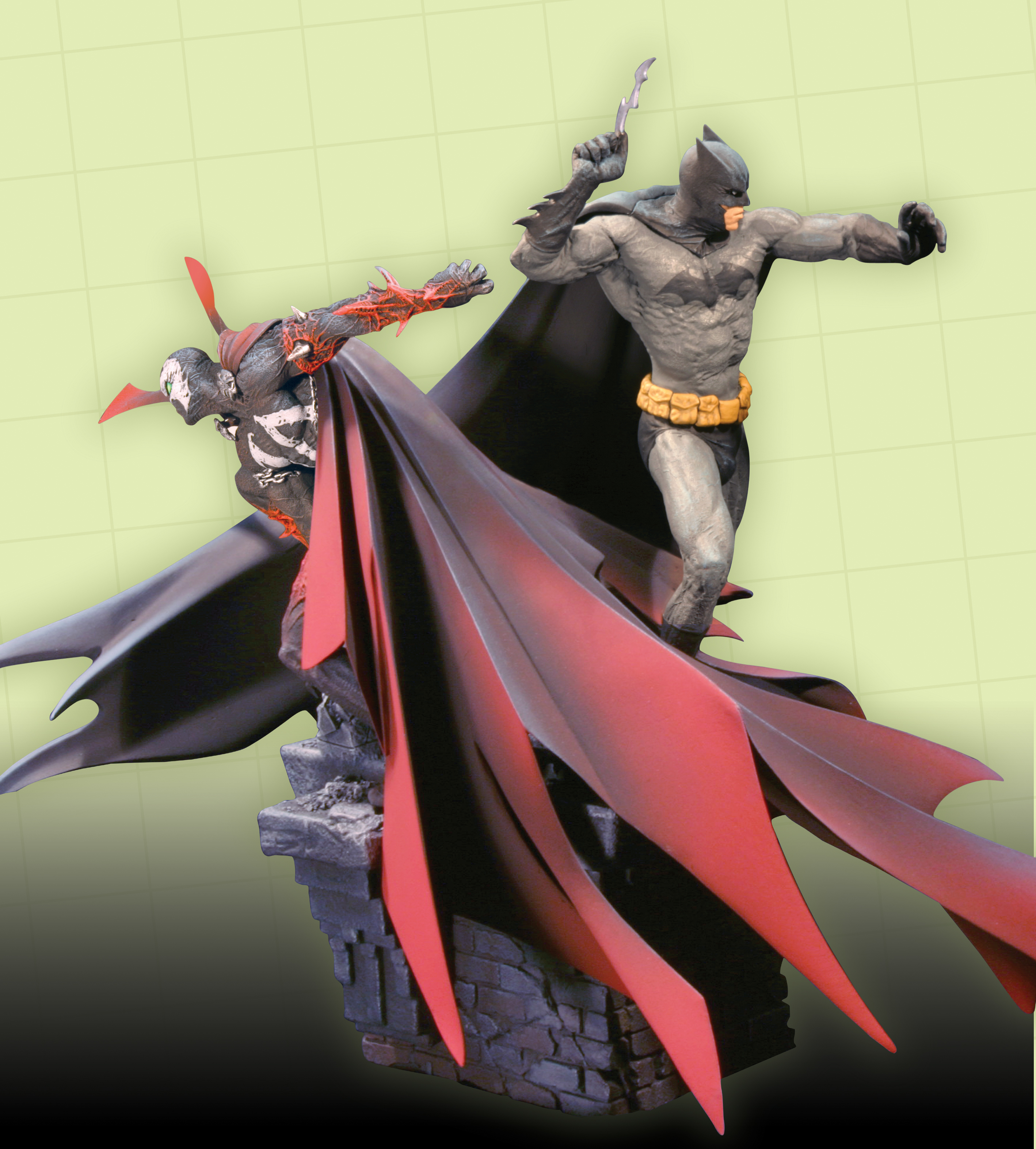 batman spawn statue