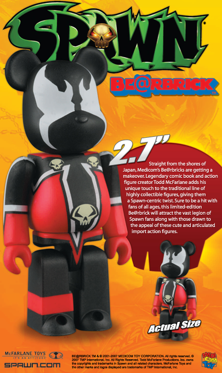 Amazon.com: McFarlane Spawn Bearbrick Exclusive Figure