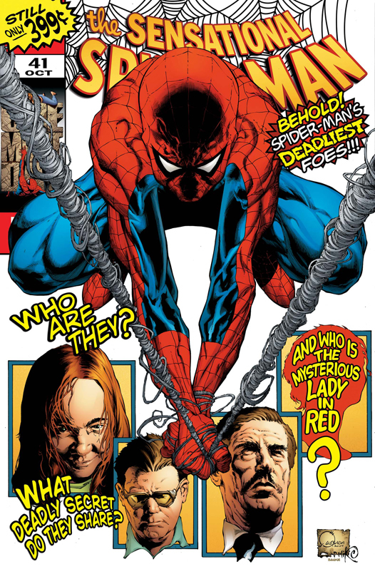 Sensational Spider-Man #41B Djurdjevic Variant VF 2007 Stock Image 