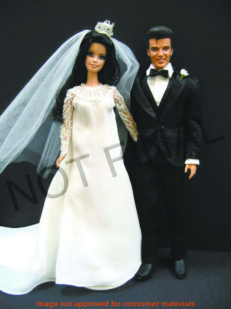 Barbie Collector ELVIS and PRISCILLA Dolls WEDDING DAY Collector SET 2008