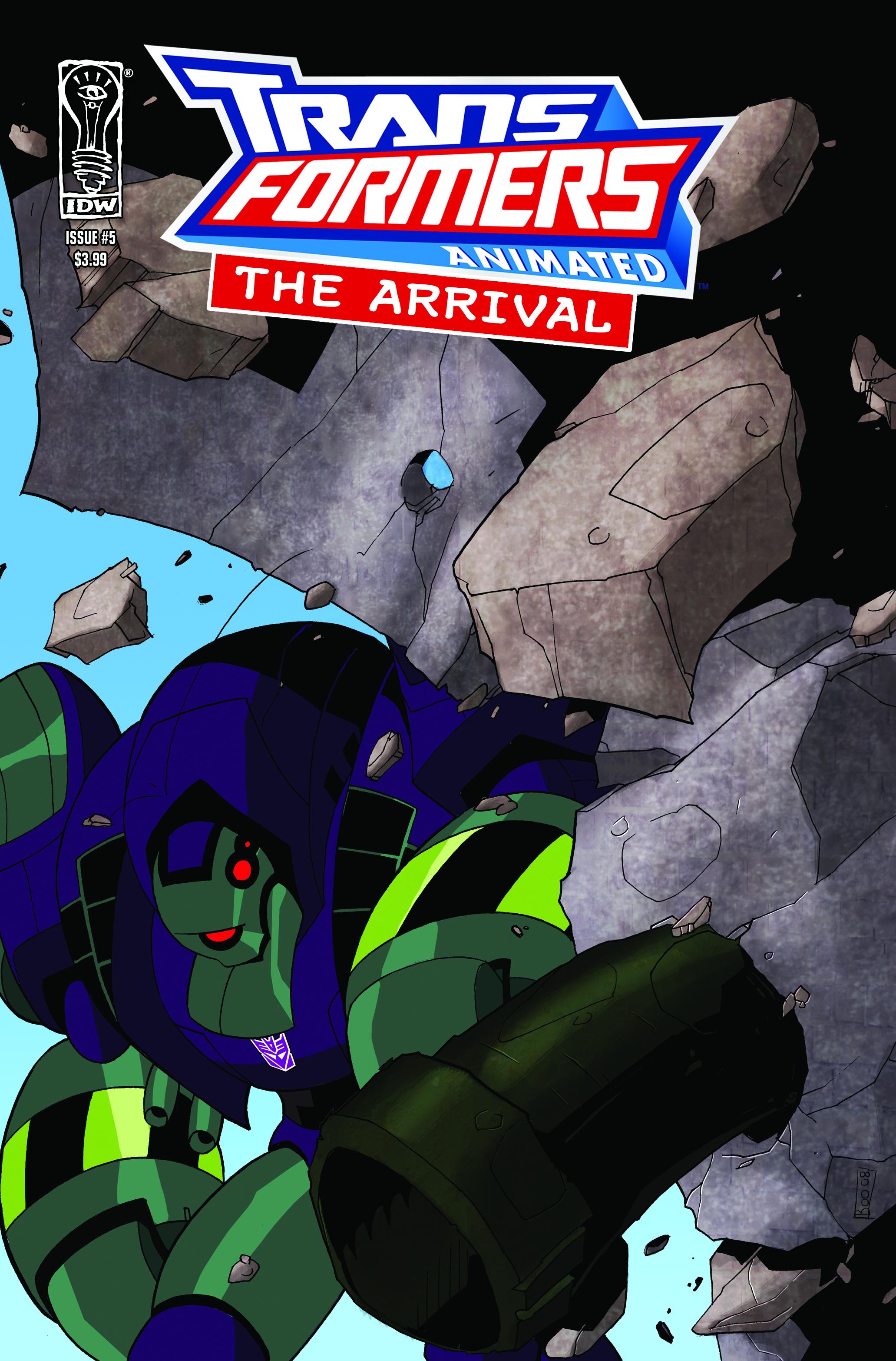 OCT084208 - TRANSFORMERS ANIMATED ARRIVAL #5 - Previews World