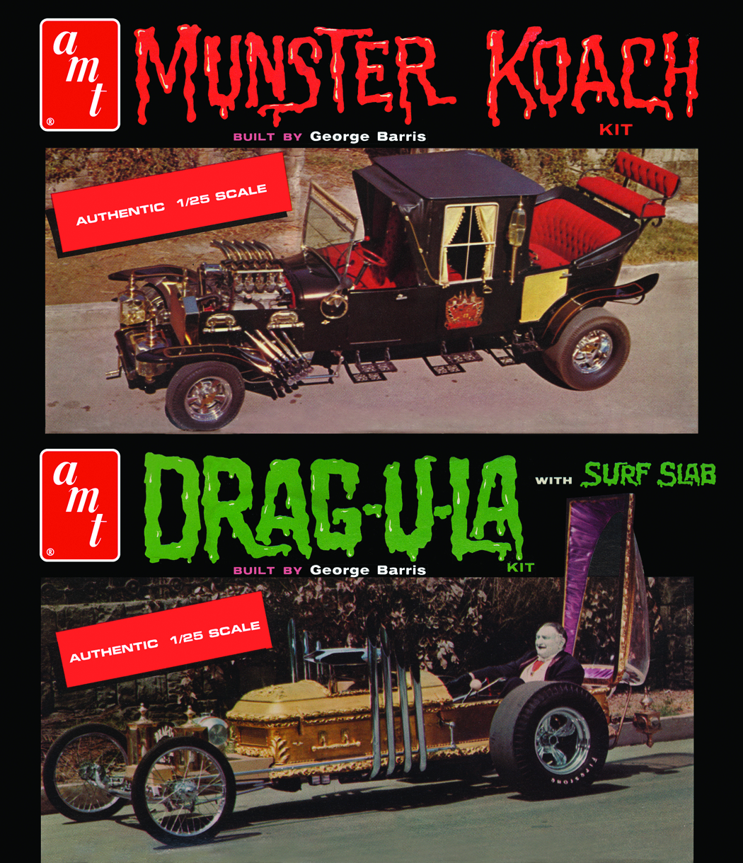 OCT091549 MUNSTERS KOACH DRAG U LA MODEL KITS IN TIN RES Previews World