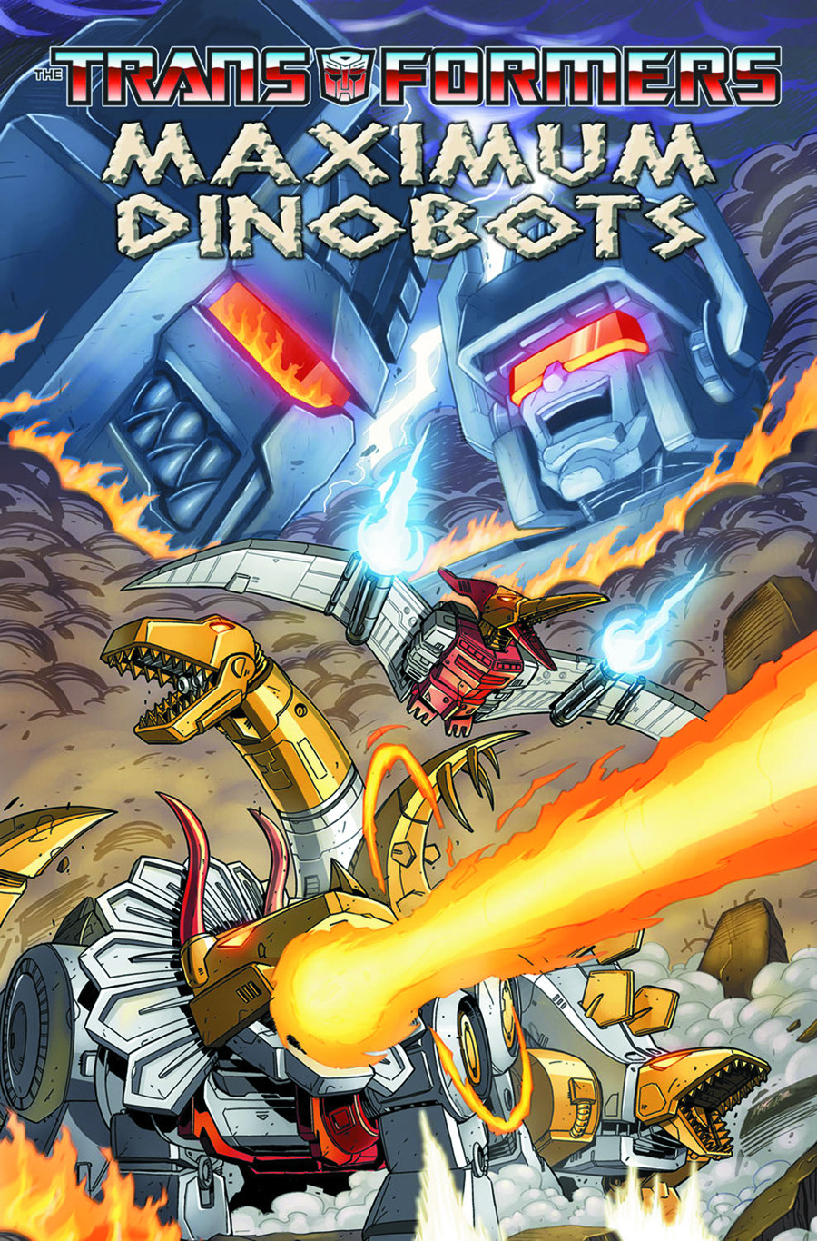 MAY090883 TRANSFORMERS MAXIMUM DINOBOTS TP VOL 01 Previews World