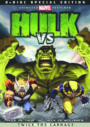 DEC085134 - MARVEL HULK VS ANIMATED MOVIE DVD #1 SPEC ED - Previews World