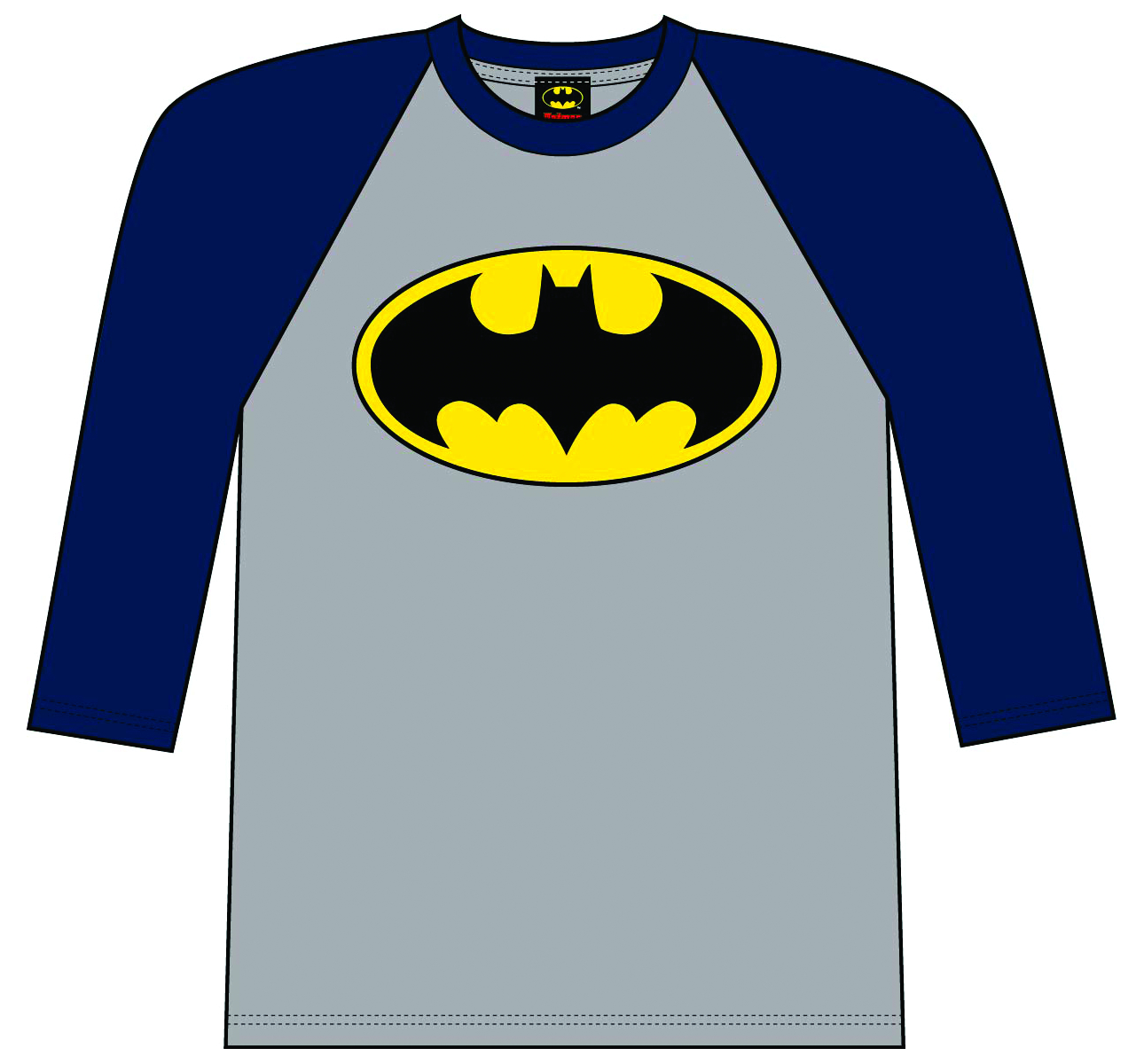 Batman baseball t shirt sale