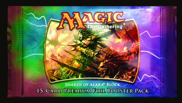 MTG Magic - Shards of Alara Block 15 Card Premium Foil Booster Pack  *CCGHouse*