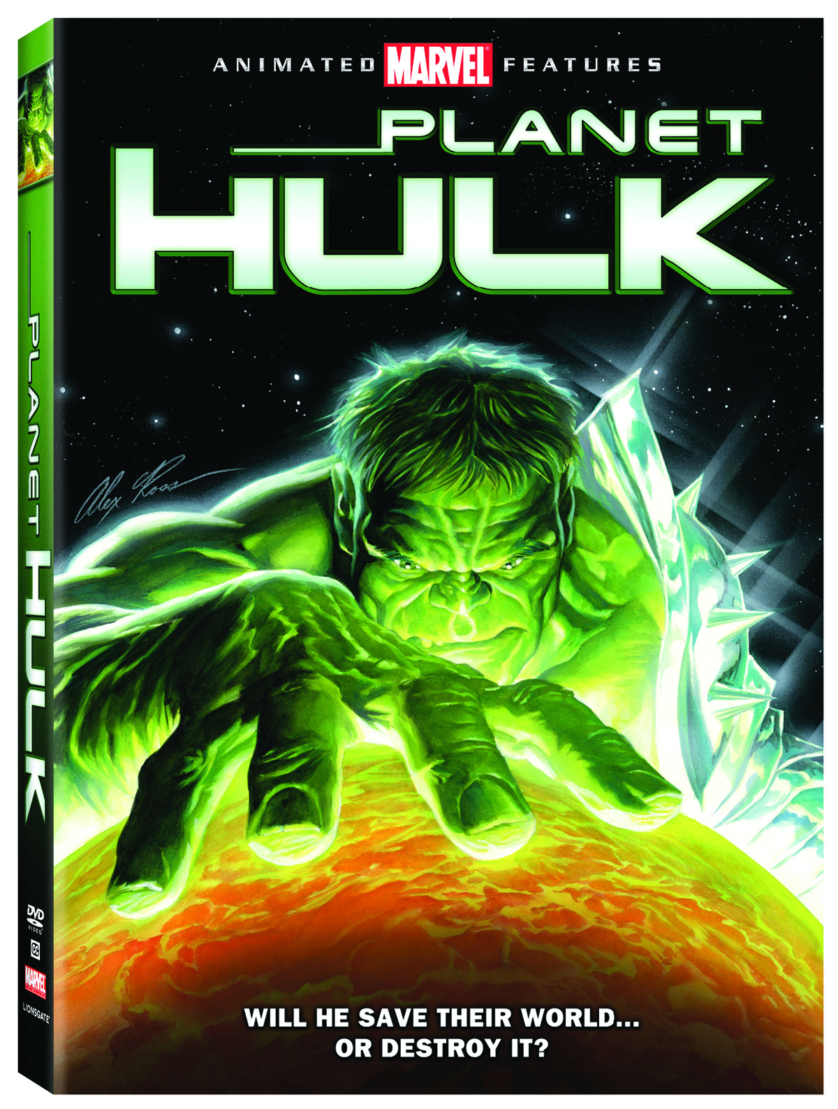 DEC091574 - PLANET HULK ANIMATED MOVIE DVD - Previews World