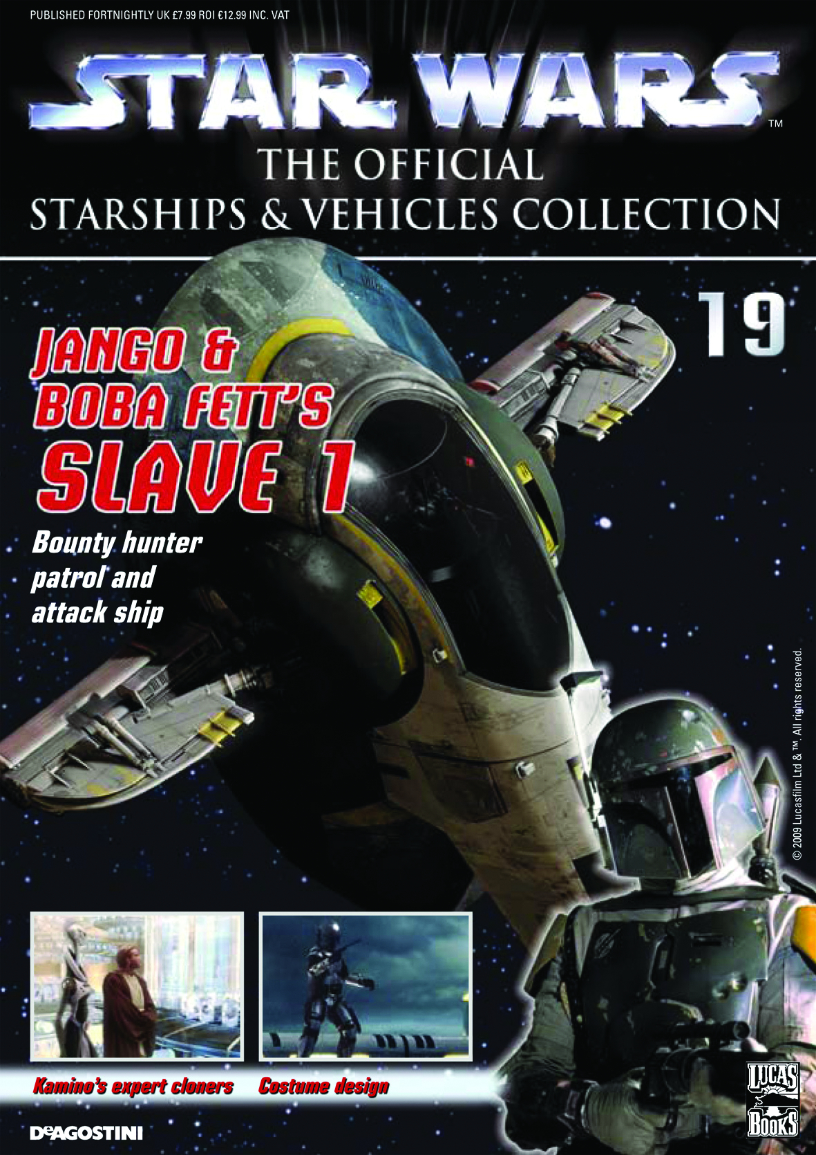 STAR WARS DEAGOSTINI STARSHIPS & VEHICLES SLAVE 1 ISSUE 19 