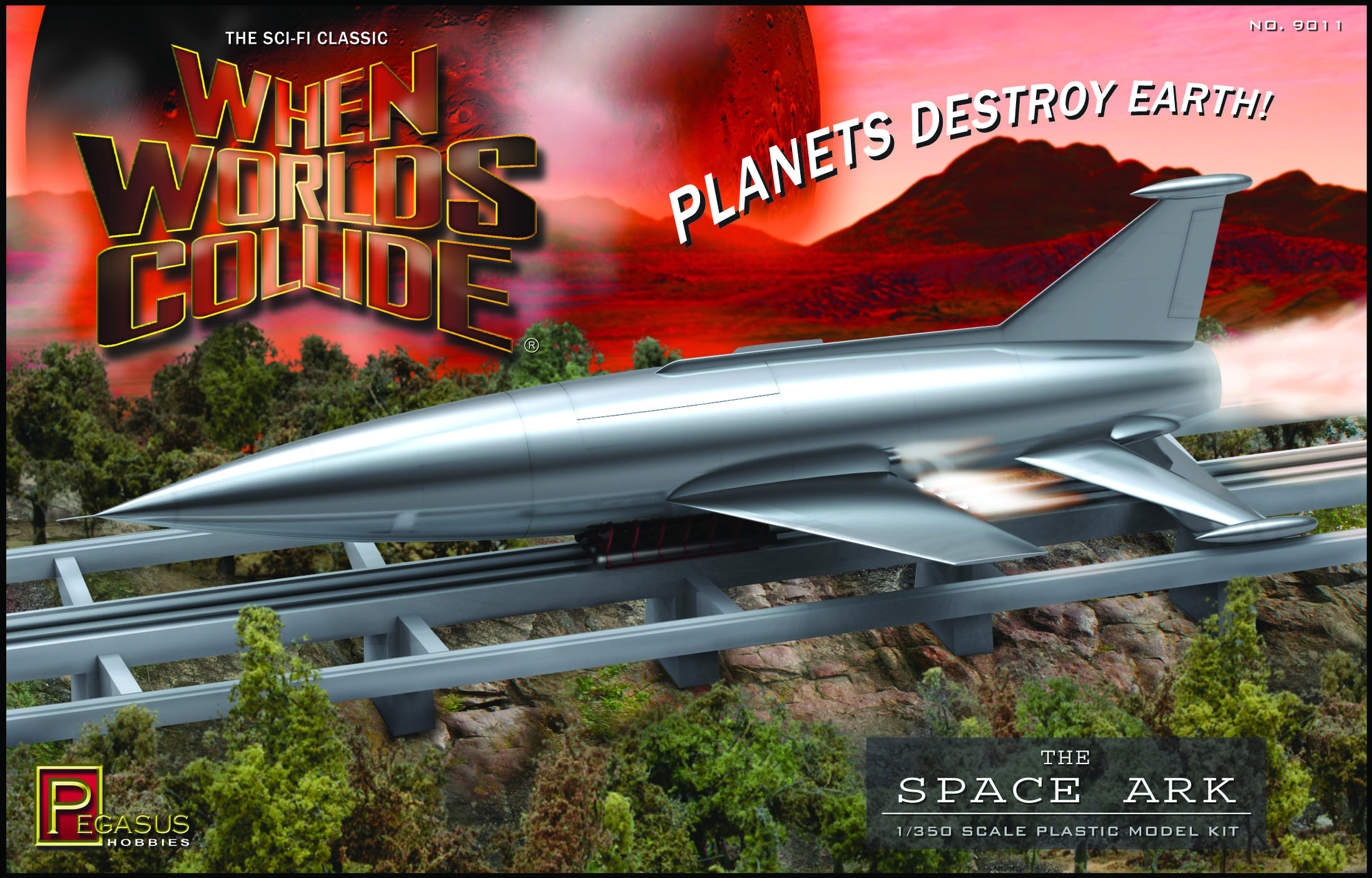 MAR101564 - WHEN WORLDS COLLIDE SPACE ARK 1:350 SCALE MODEL