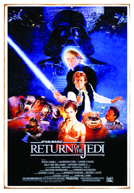 Tot stand brengen Egyptische Monteur MAR101686 - STAR WARS RETURN OT JEDI MOVIE POSTER TIN SIGN - Previews World