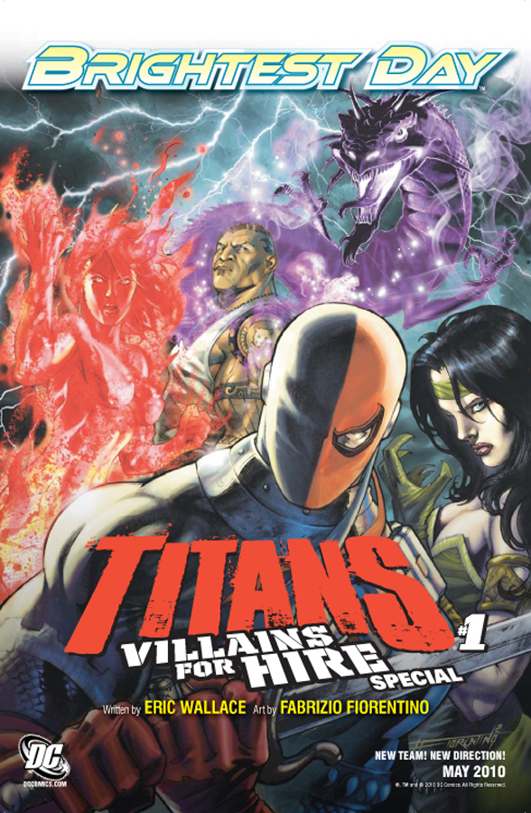MAR100174 - TITANS VILLAINS FOR HIRE SPECIAL #1 - Previews World