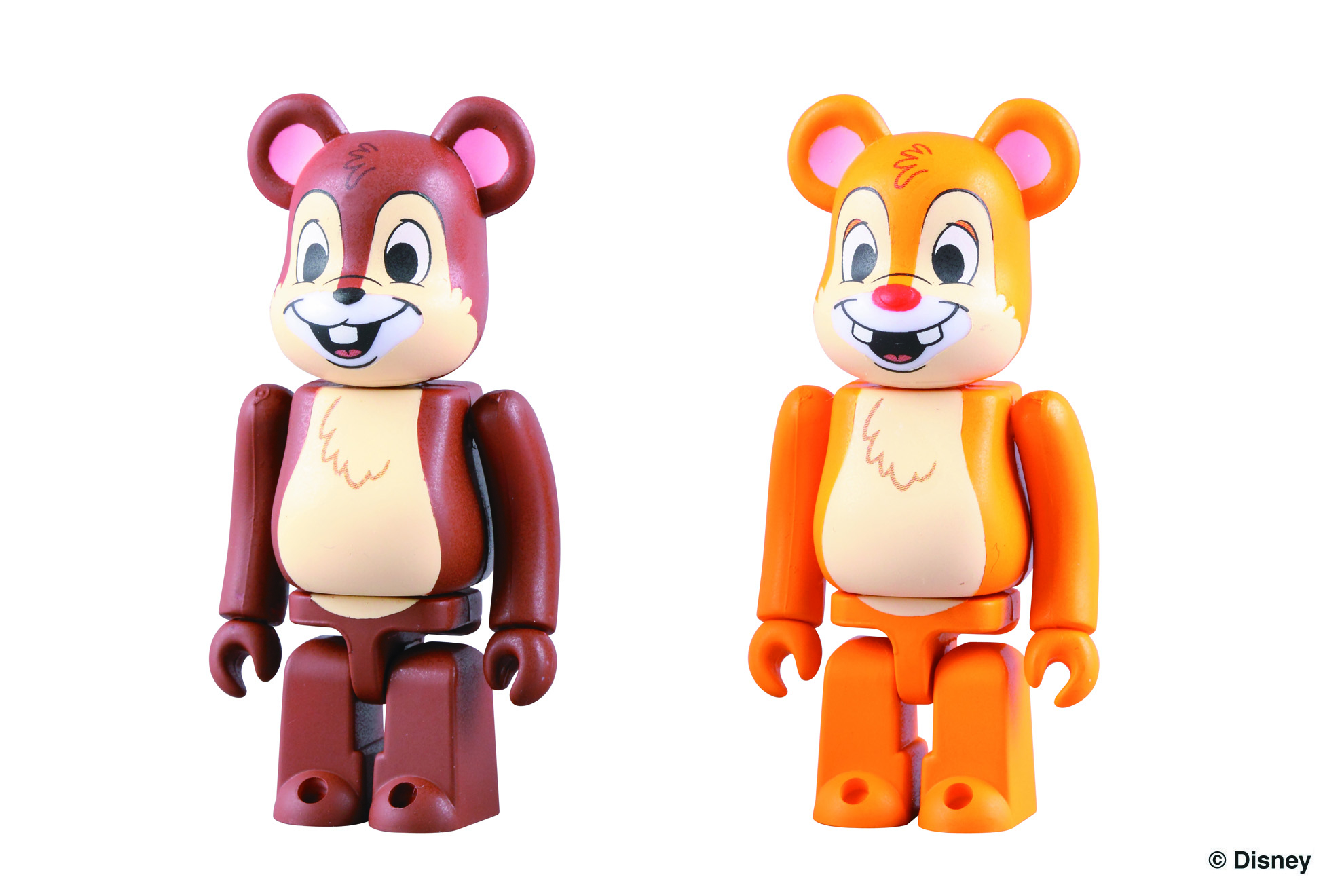 Medicom Bearbrick Unbreakable Disney Chip and Dale Figur Tortenfigur K1048_C 