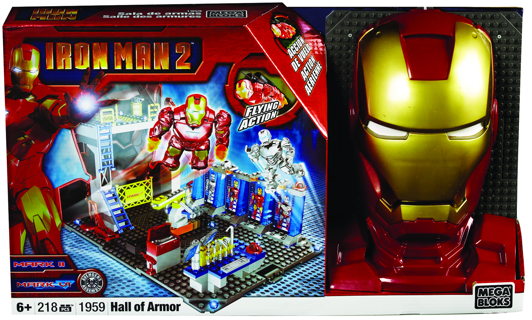 MEGA BLOKS IRON MAN 2 HALL OF ARMOR 