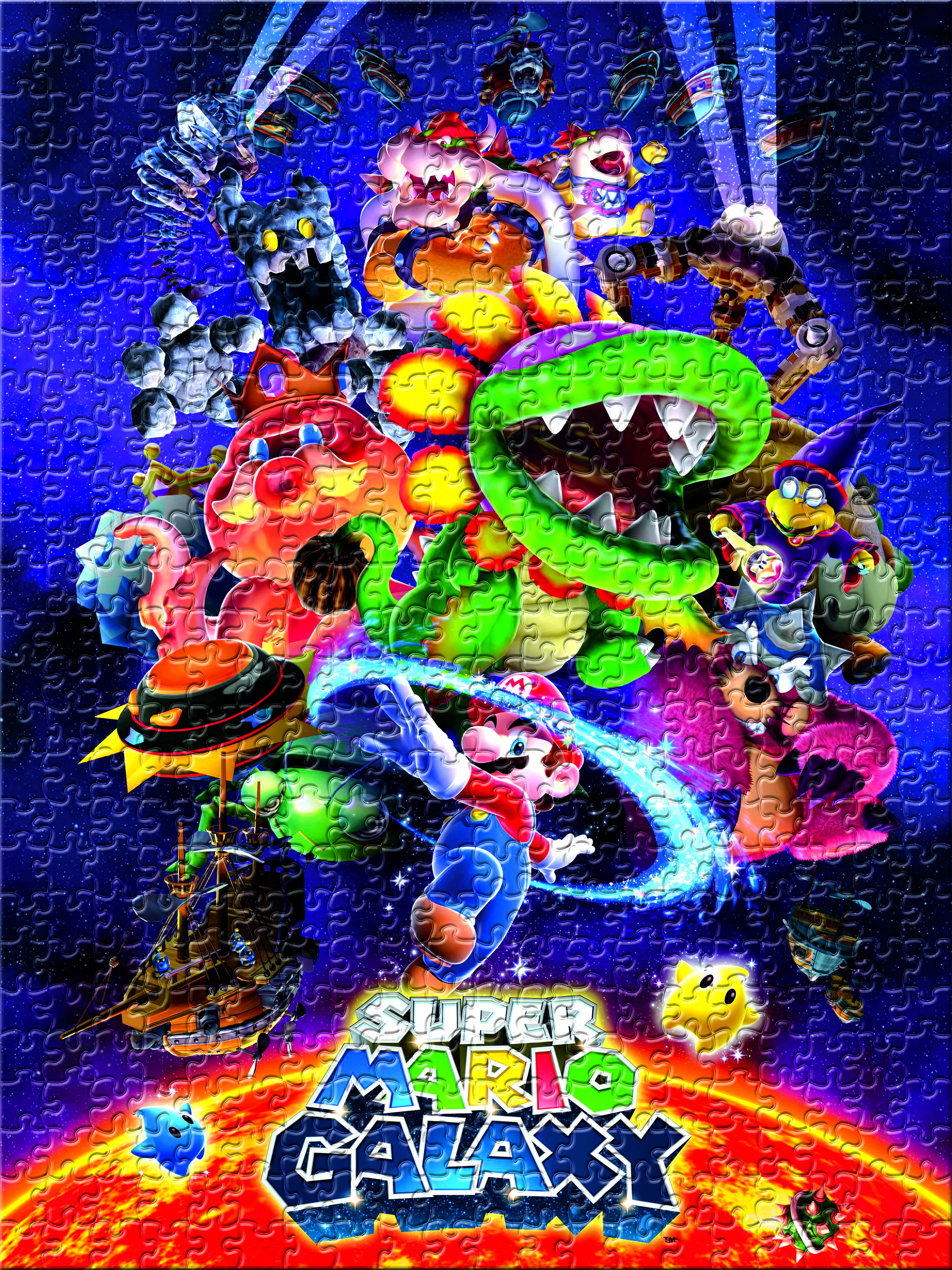 JUN101851 - SUPER MARIO BROS GALAXY 550 PC PUZZLE - Previews World