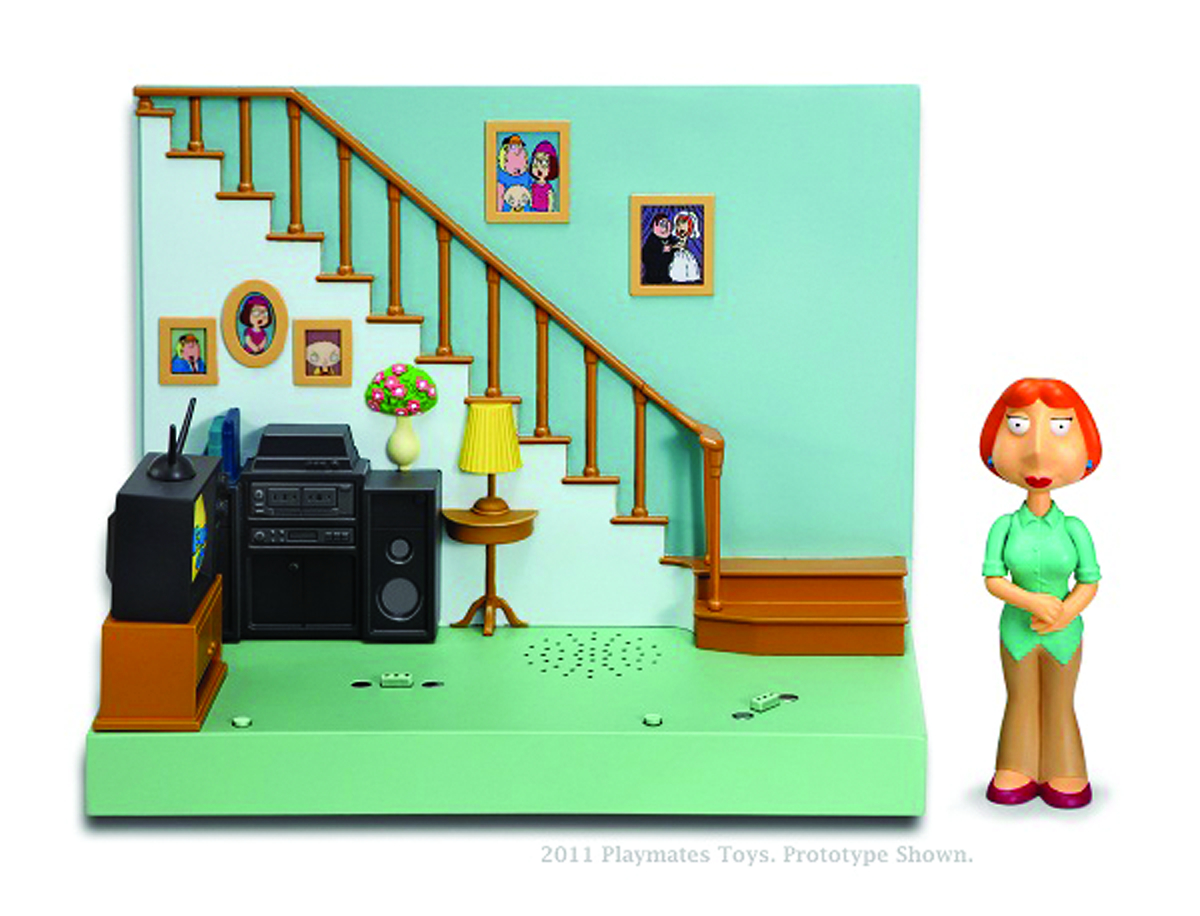 family guy living room playset