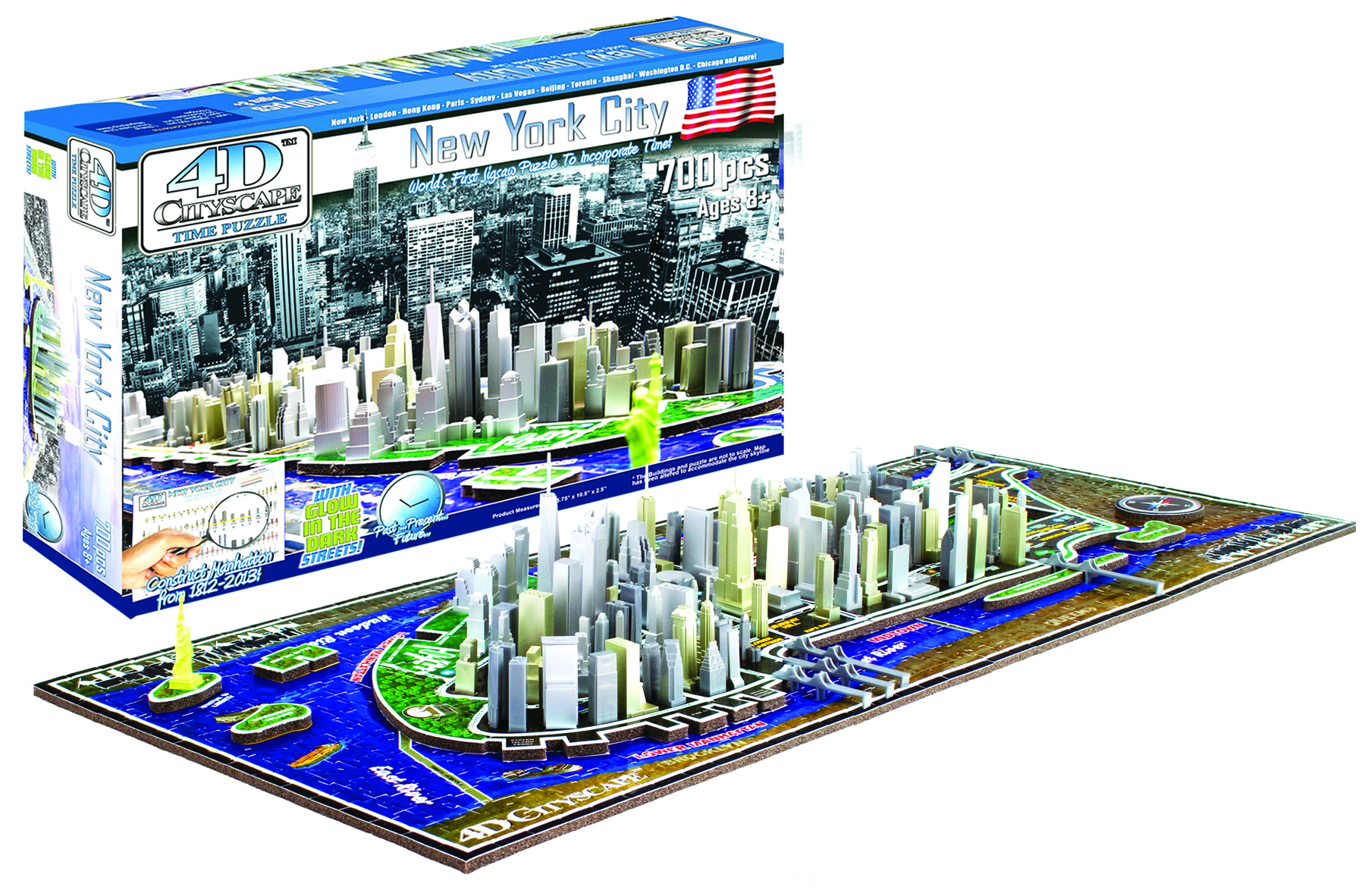 4D Cityscape Puzzle - Chicago