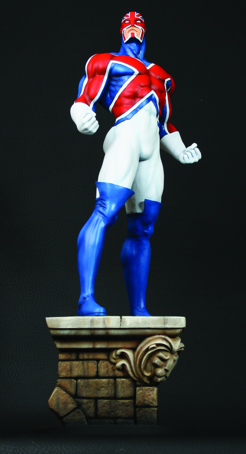 ✷ CAPTAIN BRITAIN MARVEL MINI-BUST Marvel Bowen Mini-Bust Captain Britain 80s Version #1410