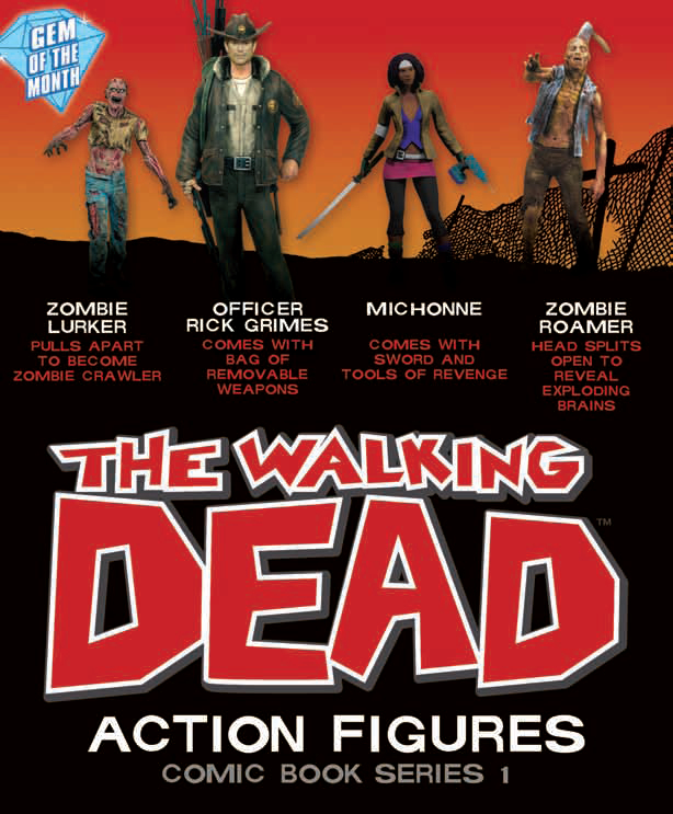 McFarlane Walking Dead Zombie Lurker Comic Book Series 1 Action