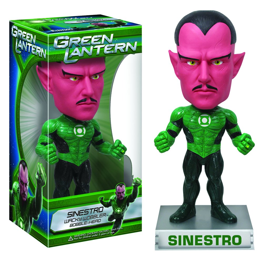 JUN112055 - GREEN LANTERN MOVIE SINESTRO WACKY WOBBLER - Previews World