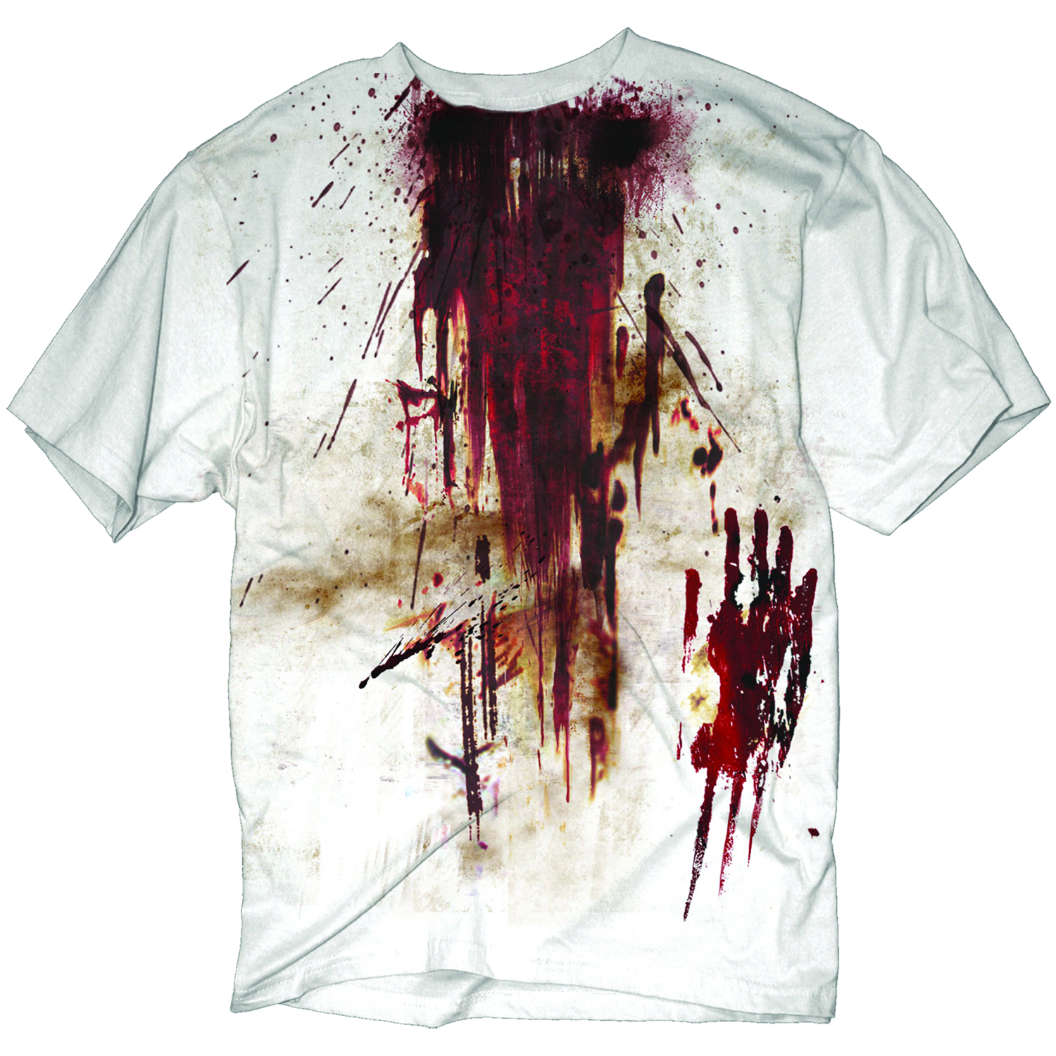 White shirt zombie clearance costume
