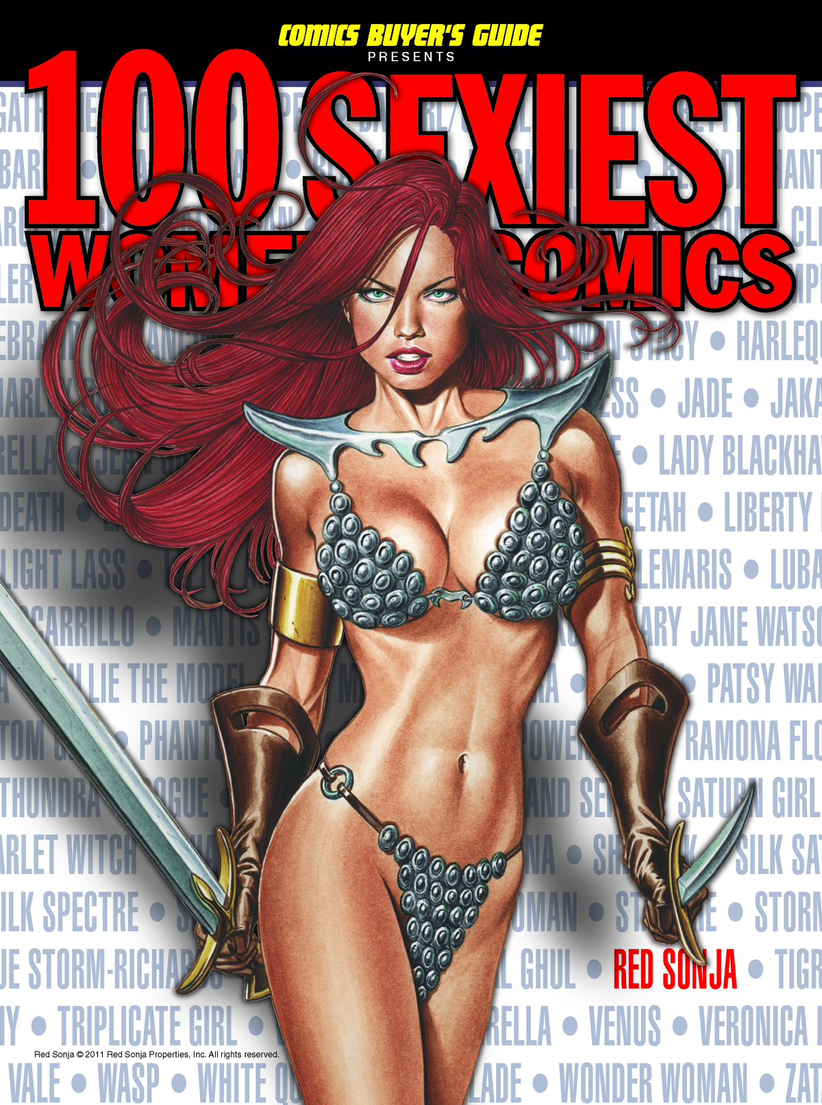100 sexiest women in comics