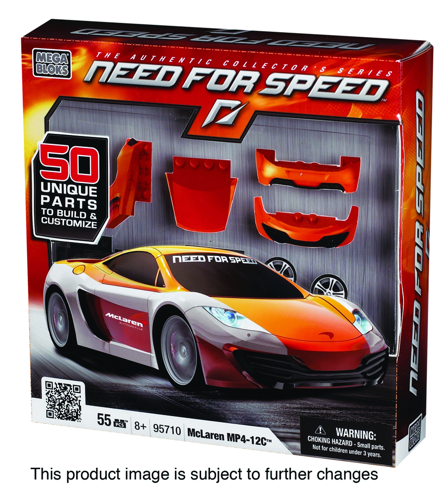 Need for Speed Build & Race 1:55 Cars Autos Key Launcher Schlüssel Mega Bloks 