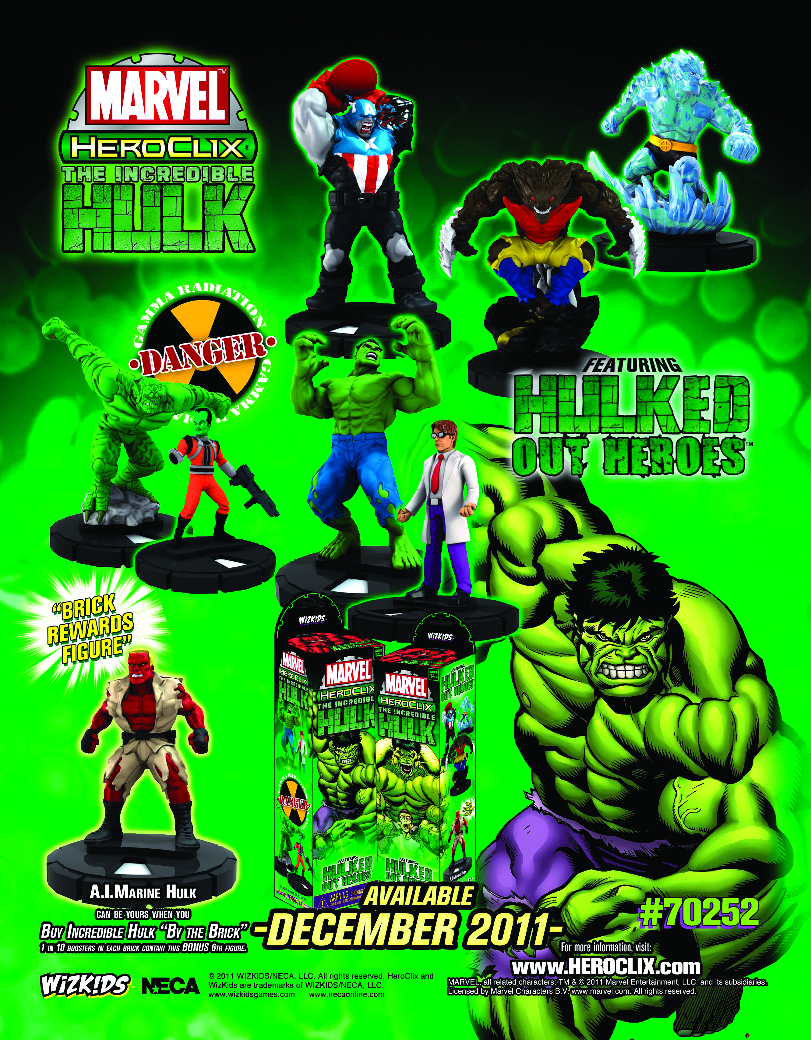 Heroclix Incredible Hulk set General Thunderbolt Ross #005 Fast Forces w/card!
