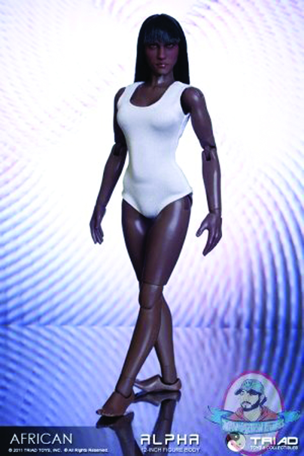 Triad Toys African American Alpha Female Action Figure Body 