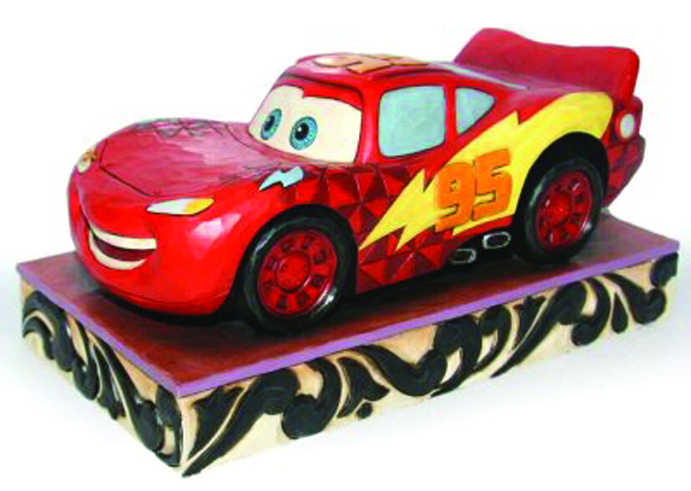  Enesco Disney Traditions by Jim Shore Lightning McQueen Figurine,  3-Inch : Home & Kitchen