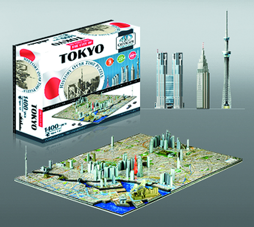 4D Cityscape Tokyo Time Puzzle