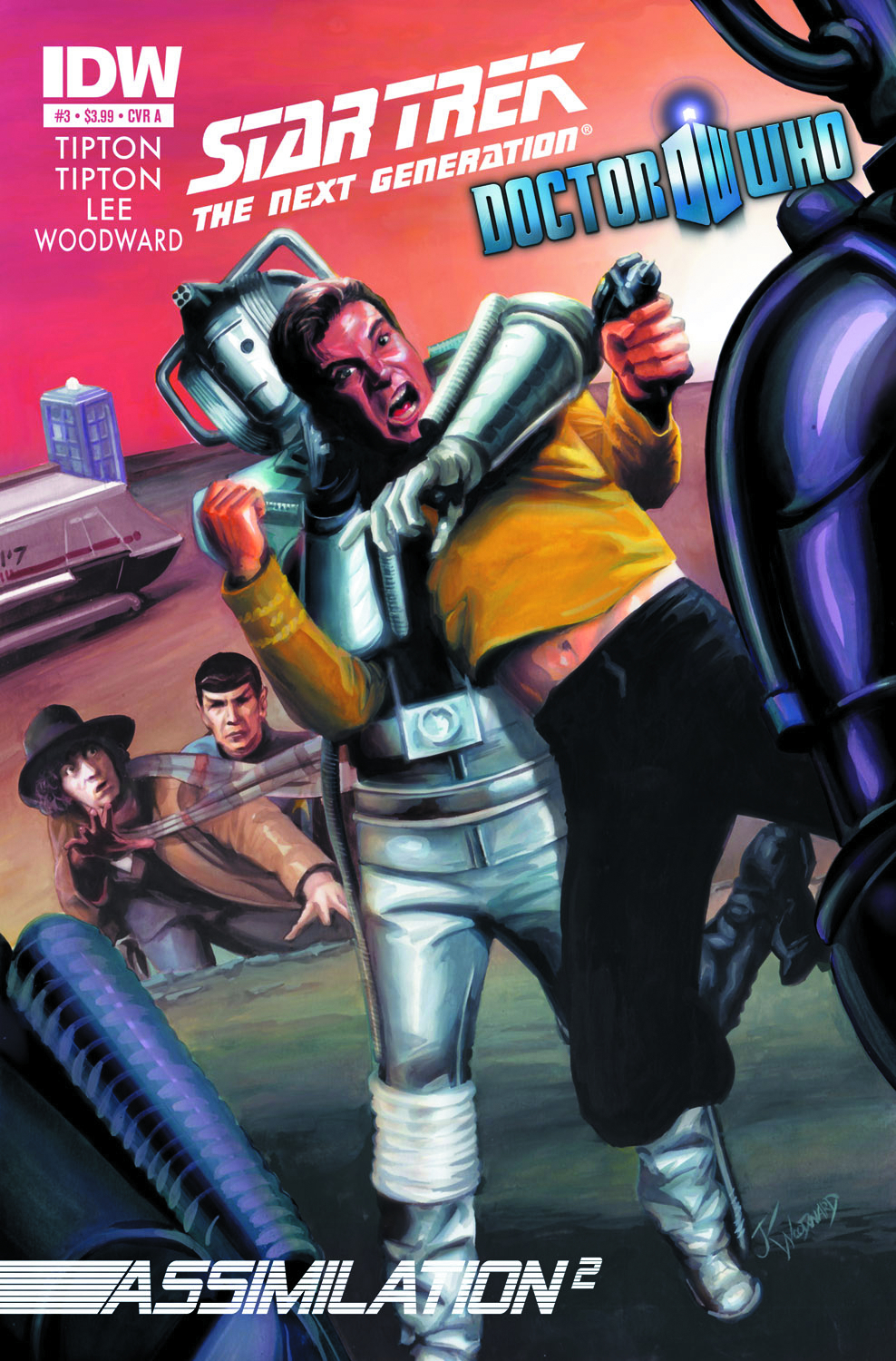 MAY120408 - STAR TREK TNG DOCTOR WHO ASSIMILATION #3 - Previews World