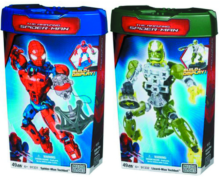 Mega Bloks Marvel The Amazing Spiderman LIZARD Mini Figure 