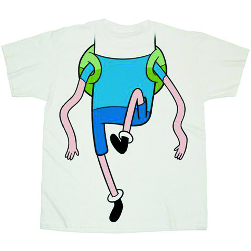 ADVENTURE TIME WIGGLY LEGS COSTUME WHITE PX T/S SM
