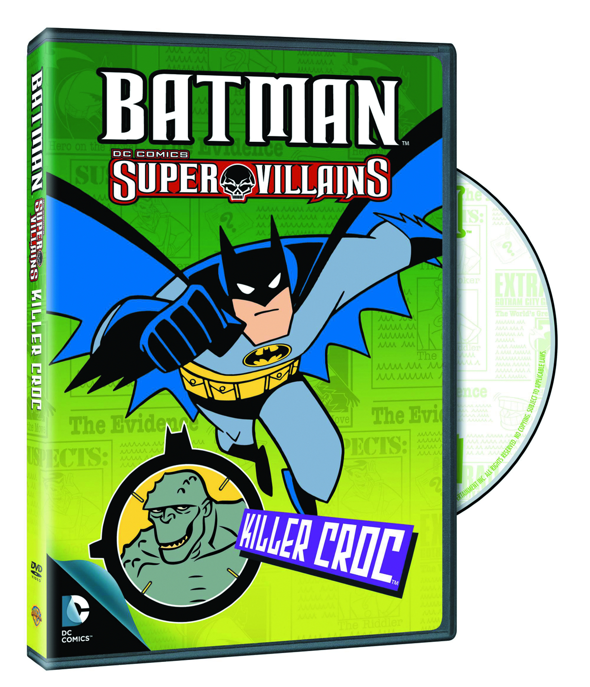 BATMAN SUPER VILLAINS KILLER CROC DVD