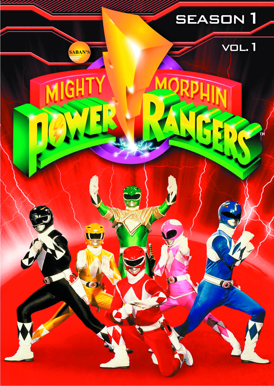 MIGHTY MORPHIN POWER RANGERS DVD SEA 01 VOL 1