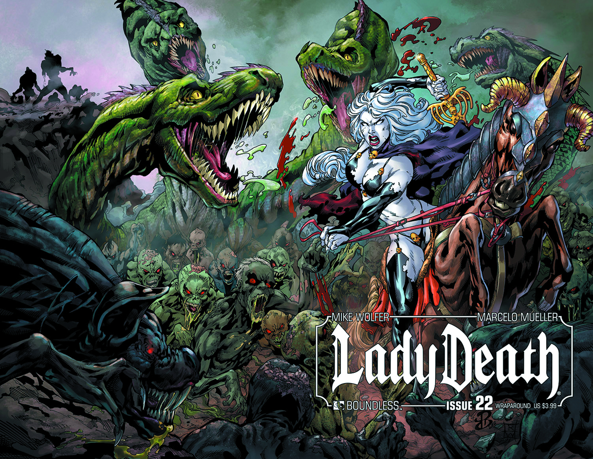 LADY DEATH (ONGOING) #22 WRAP CVR (MR)