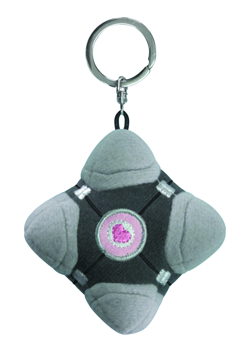 AUG122079 PORTAL 2 COMPANION CUBE PLUSH KEY CHAIN Previews World