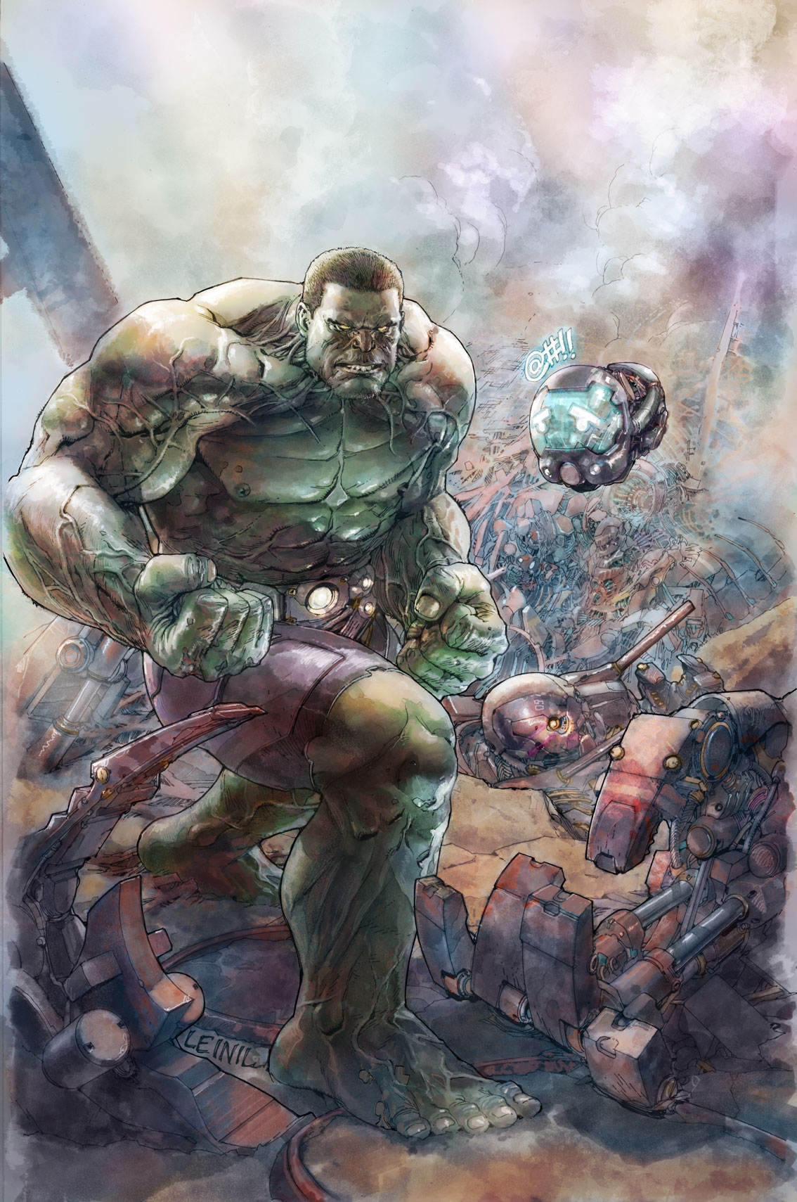 Sep120722 indestructible hulk by leinil yu poster now previews world