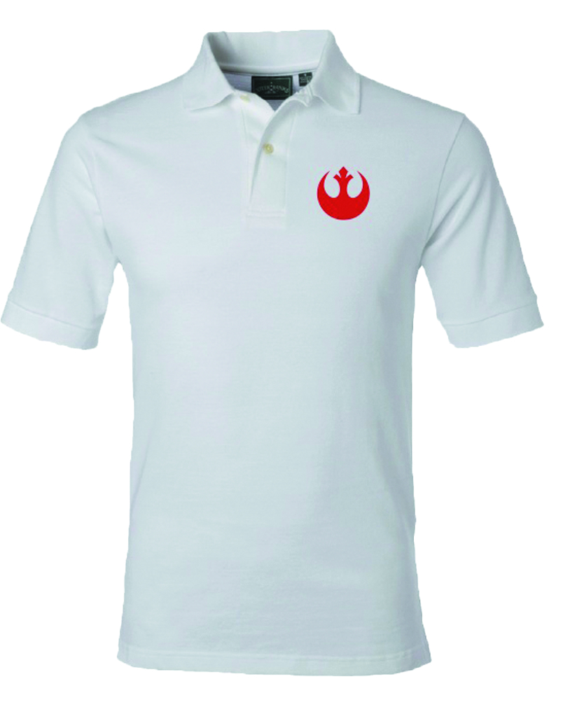 OCT121516 STAR WARS REBEL SYMBOL WHT POLO XL Previews World