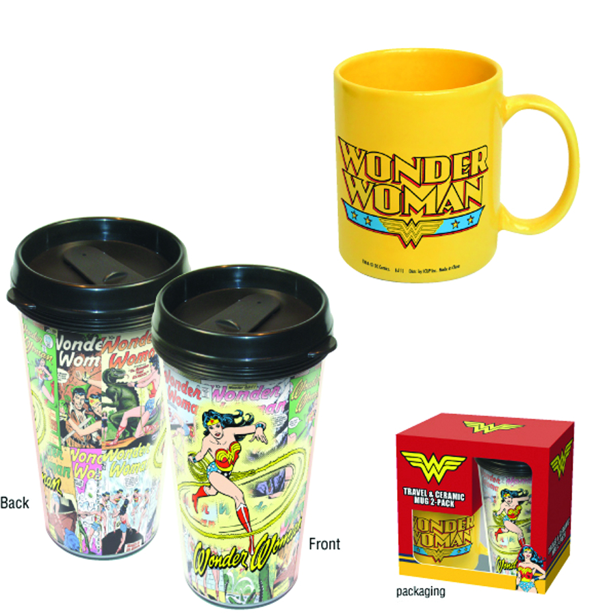 wonder woman mug set
