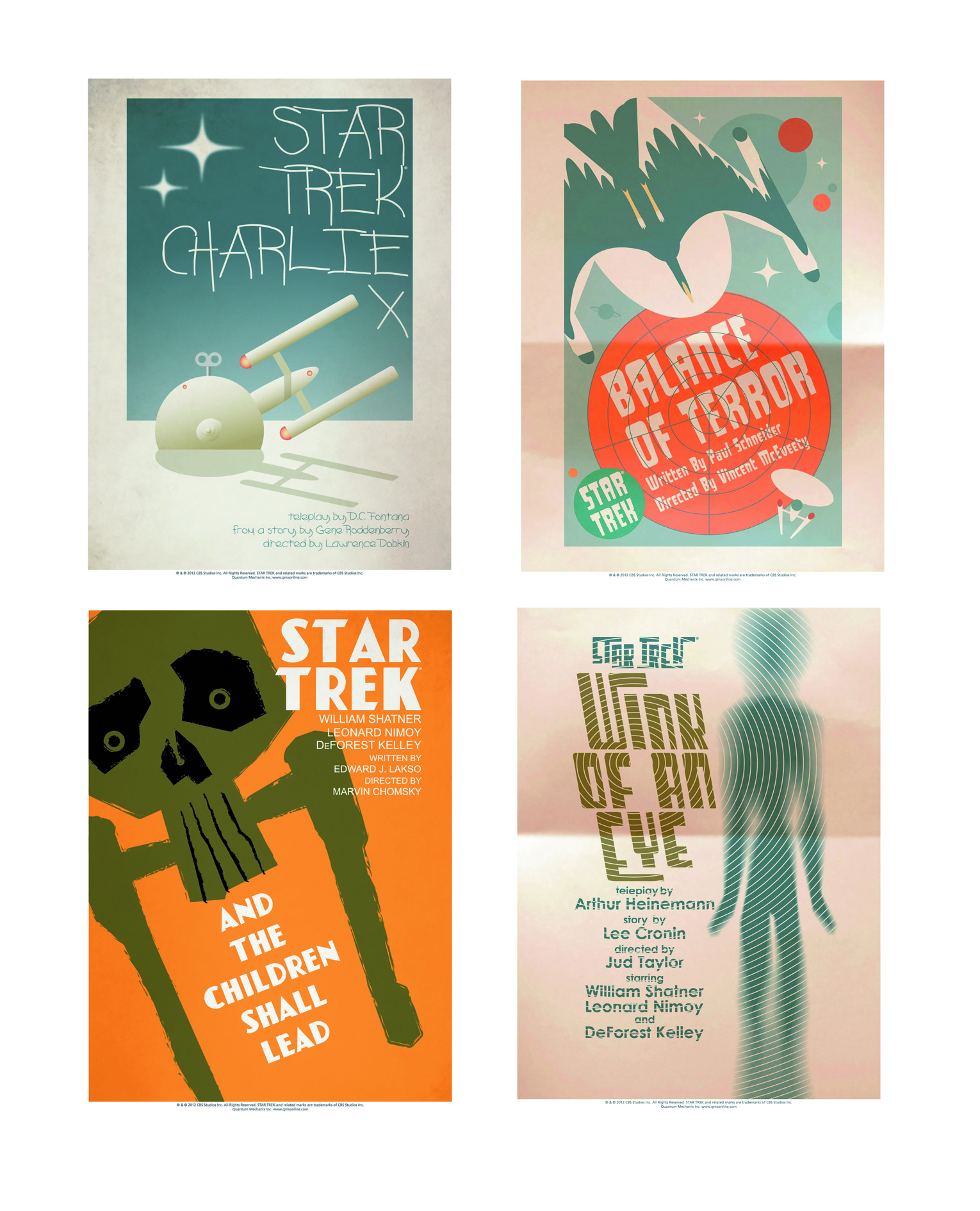 AUG128345 - STAR TREK TOS ART PRINTS SET 2 - Previews World