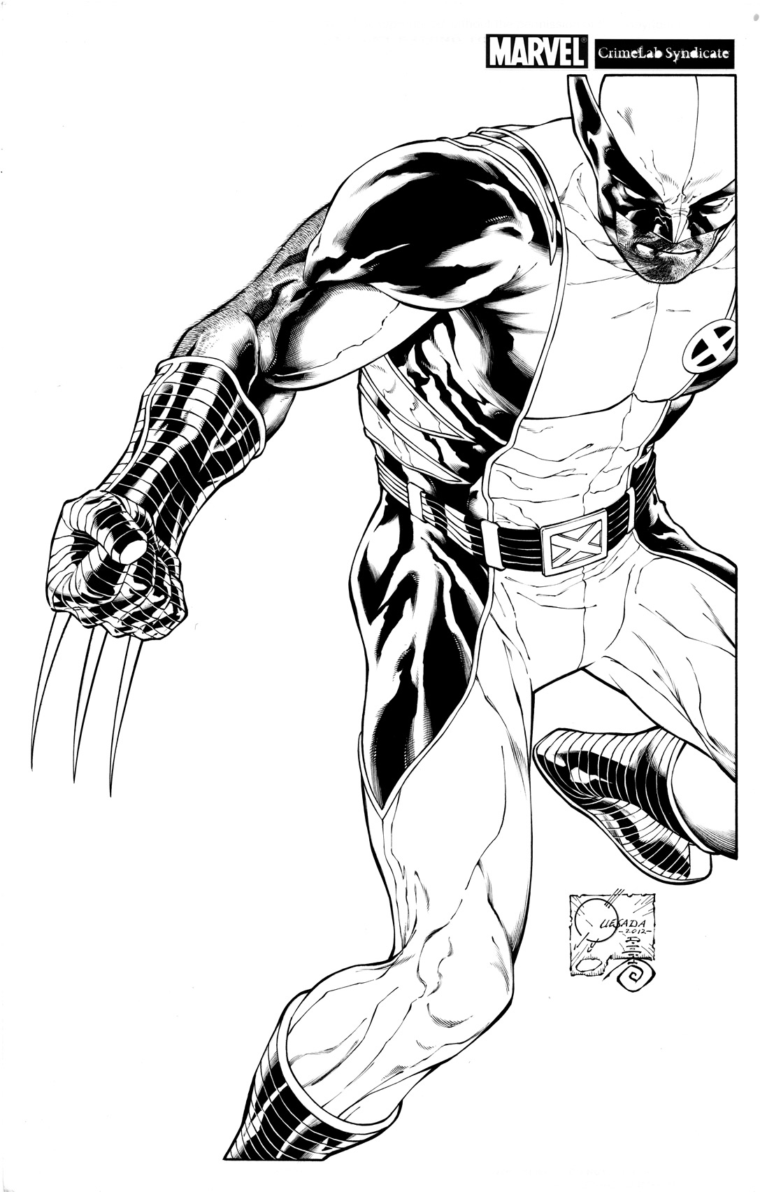 NOV120645 - SAVAGE WOLVERINE #1 QUESADA SKETCH VAR NOW