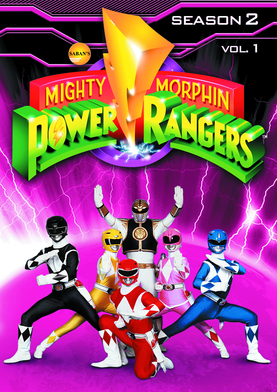 Mighty morphin power rangers DVD sea 02 vol 1.