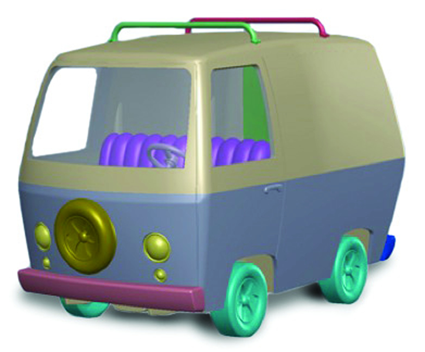 JAN131737 SCOOBY DOO MYSTERY MACHINE SNAP MODEL KIT Previews World